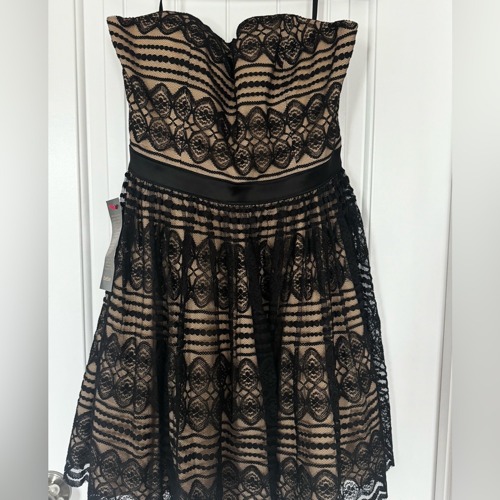Bebe Lace Cocktail Dress